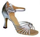 Monique Silver Latin or Ballroom Dance shoe